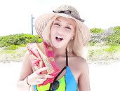 Bikini Girl With Curves Goes Home With Him To Fuck