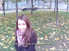Girl Convinced To Give Him Head And Fuck Outdoors
