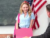 Schoolgirl Angel Smalls Gives Her Body To The Teacher