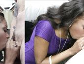 Cumshot On A Pair Of Sexy Little Amateur Black Tits