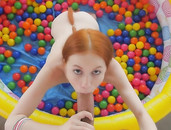 Tiny Gal Spreads Wide And Takes His Huge cock