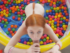 Tiny Gal Spreads Wide And Takes His Huge cock
